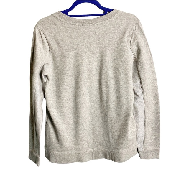 Mossimo - Women’s Silver Metallic Crew Neck Sweatshirt Pullover Jumper - Sz. M - Picture 2 of 5